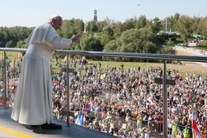papież franciszek w łagiewnikach